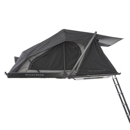 Tente de toit rigide pliable hybride Vickywood MAPLE 155 gris